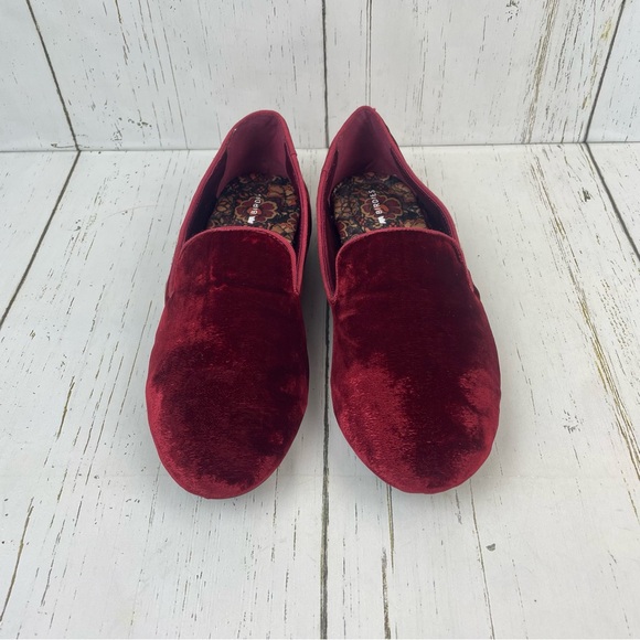 Birdies THE STARLING in Burgundy/Wine Velvet - Picture 3 of 14